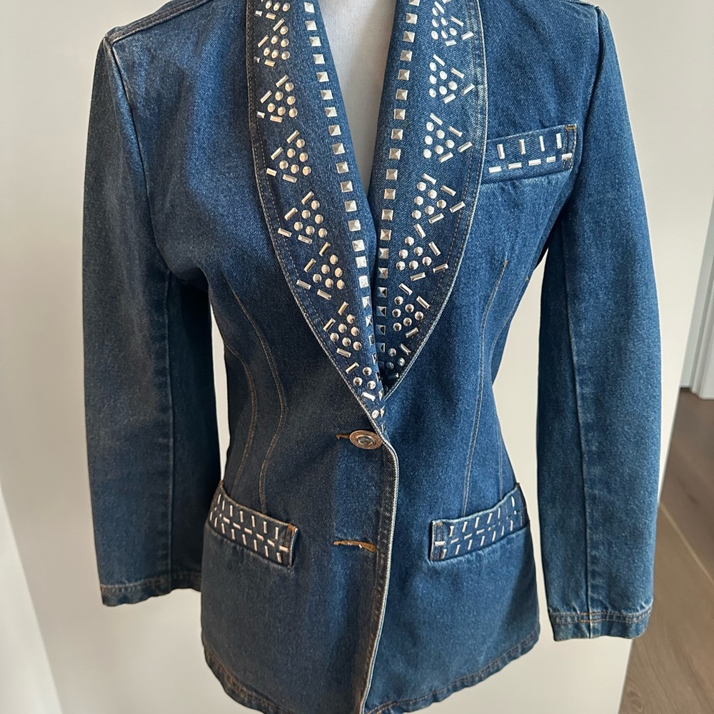 IB Diffusion Vintage Jean Blazer Jacket size 6